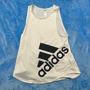 White Adidas Women’s Workout Out Tank Top